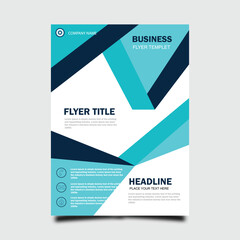 Abstract vector modern Business flyers, brochure , magazine with background blue cover vector size template