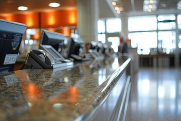 Obraz premium At the bank for tax payment