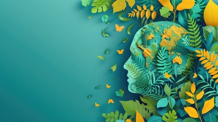 Greeting Card and Banner Design for World Hearing Day Background