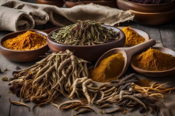 Fototapeta na wymiar variety of spices