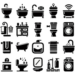 toilet icon , bathroom icons , restroom icons , toilet icon illustration , bathroom icons illustration  ,restroom icons illustration   , toilet icon vectors