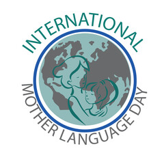International Mother Language Day creative design for poster, banner vector Flyer, illustration, 3D