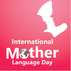 International Mother Language Day creative design for poster, banner vector Flyer, illustration, 3D
