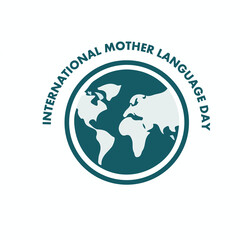 International Mother Language Day creative design for poster, banner vector Flyer, illustration, 3D