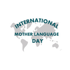 International Mother Language Day creative design for poster, banner vector Flyer, illustration, 3D
