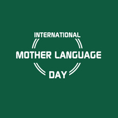 International Mother Language Day creative design for poster, banner vector Flyer, illustration, 3D