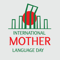 International Mother Language Day creative design for poster, banner vector Flyer, illustration, 3D