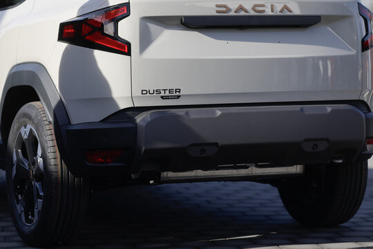 Interior of the new Dacia Duster 2024 model.