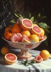 bowl of oranges