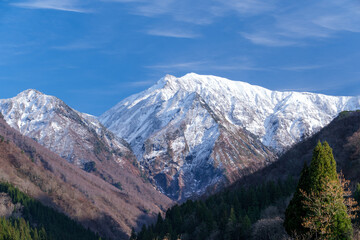 越後駒ヶ岳の山並