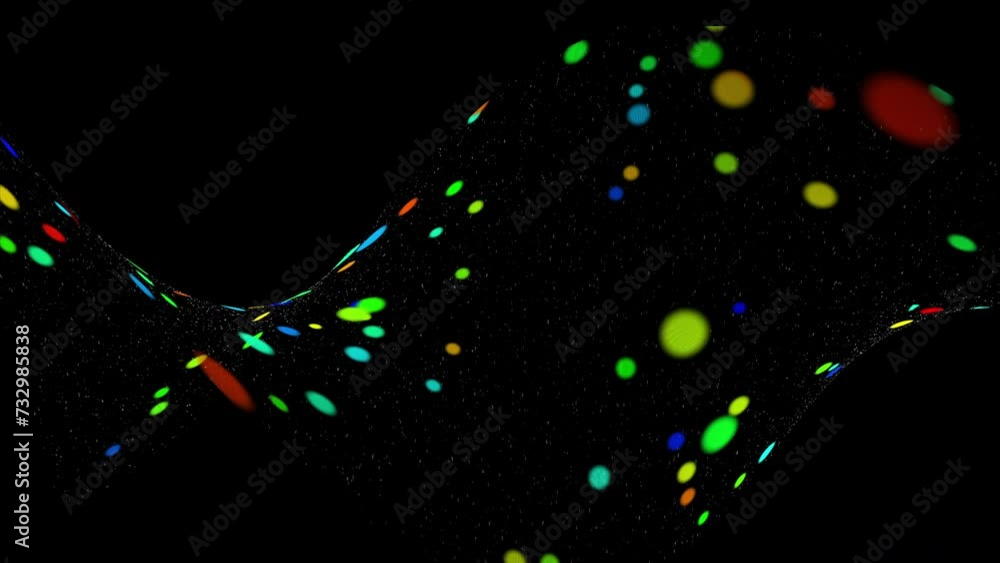 Wall mural abstract beautiful illustration of the creation of the big bang universe. 4k. 3d animation of a blas