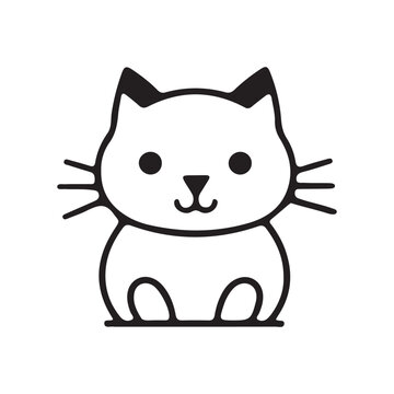 Cat icon. Cat symbol design from Animals collection