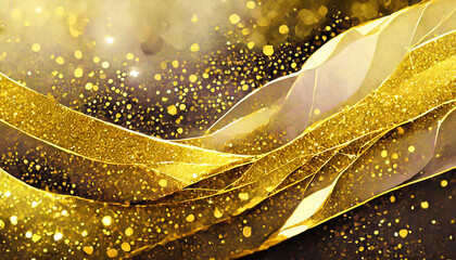 輝く金紙をイメージしたデザイン,アスペクト比16:9