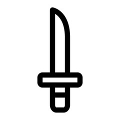 Obraz premium knife line icon