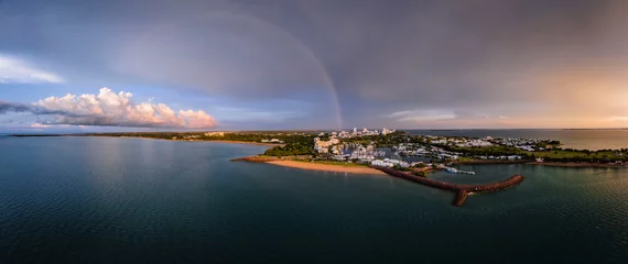 Zelfklevend Fotobehang Rainbow over Darwin © Patch Clapp