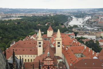 Fototapeta na wymiar panorama wiew of Prague