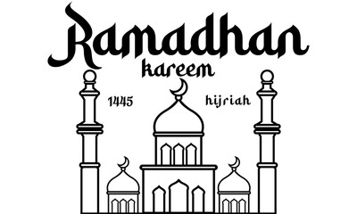 calligraphy of mosque