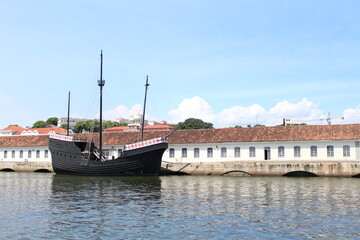 Old Portuguese Manowar Caravel in a Brazilian Museum
