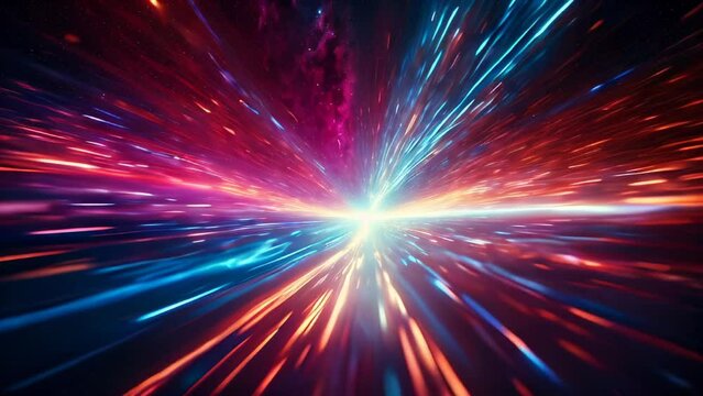 speed light into new universe