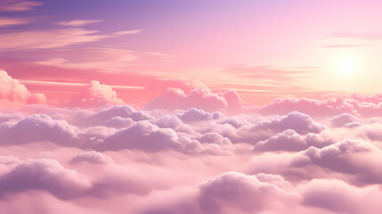 pink cloud sky landscape background wallpaper