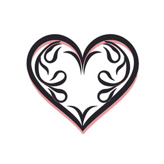 heart, love, valentine, vector, illustration, couple, icon, day, symbol, romance, design, cartoon, face, art, shape, woman, hearts, card, red, holiday, sign, silhouette, valentines, family, romantic, 