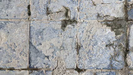 Cobblestone pavement texture background.