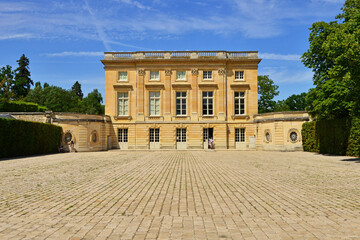 Versailles; France - august 19 2023 : Petit Trianon - obrazy, fototapety, plakaty