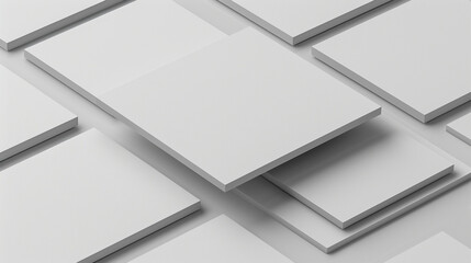 Ash gray color square shape background presentation design. PowerPoint and Business background.