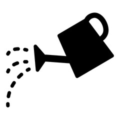 Watering can icon - obrazy, fototapety, plakaty