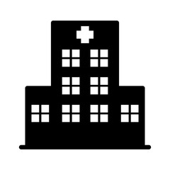Obraz premium Hospital building icon
