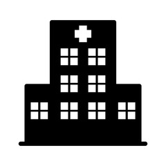 Hospital building icon