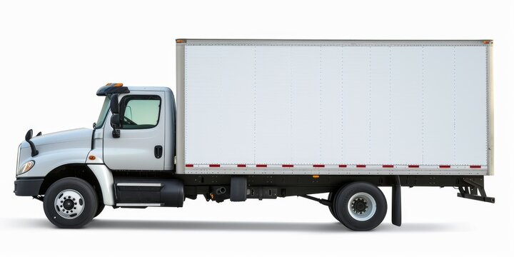 delivery truck side view