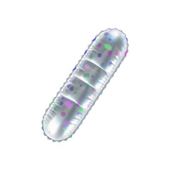 3D polka dot pattern transparent helium balloon 