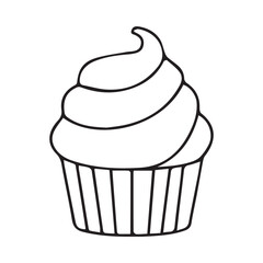 Foods doodles is drawn by hand using schematic vector symbols and objects. The icon image of a cupcake, pizza, cookies, burger, hearts, donut, ready-to-sell T-shirt designs and other goods. Vector,
