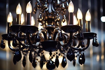 black chandelier


