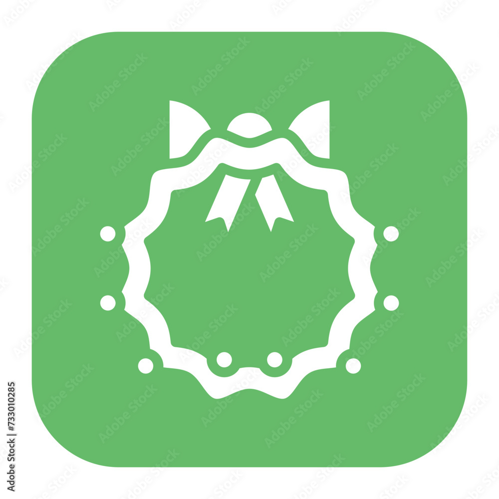 Poster wreath icon