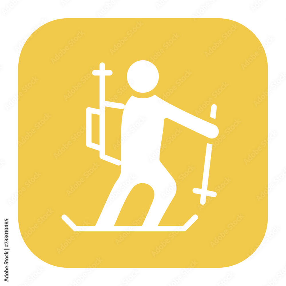 Sticker biathlon icon