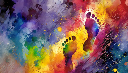 Vivid footprints