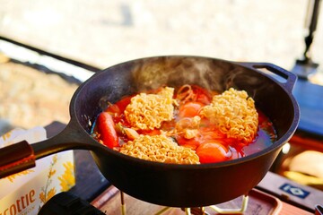 Korean hot pot dish