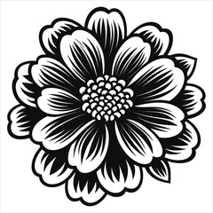 beautiful simple icon vector flowers