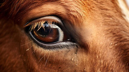A close-up of a horse's nostrils