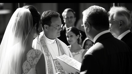 bride and groom at the wedding