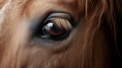 A close-up of a horse's nostrils - obrazy, fototapety, plakaty