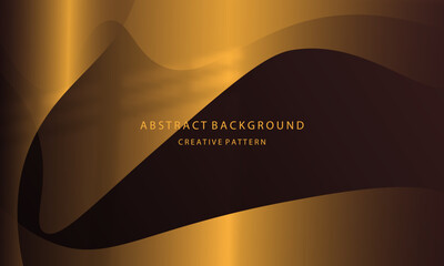 Abstract gold background gradient transparant liquid. Vector illustration for your design. Eps 10.