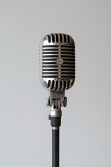 Vintage Microphone Retro Style