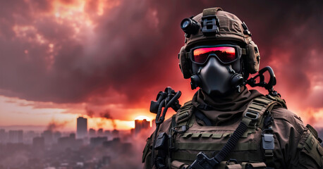 A special forces soldier - obrazy, fototapety, plakaty