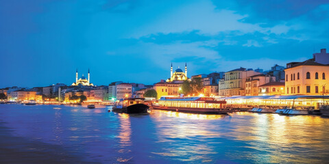 Fototapeta na wymiar Istanbul panoramic view Turkey