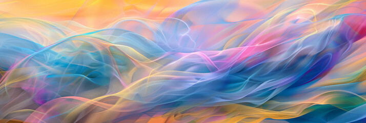 Obraz premium an abstract background, the style of flowing fabrics, generative AI