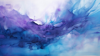 blue and purple watercolour background.