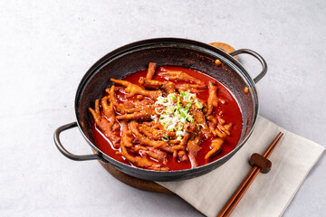 Korean food, pollack, braised pollack, stingray, soup, chicken feet, meat pancakes, pork skin, grilled, side dishes, anchovies, steamed eggs, bean sprouts, potatoes,